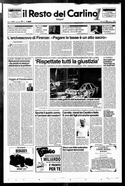 Il Resto del Carlino : giornale dell'Emilia